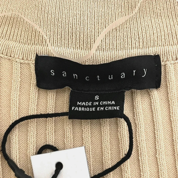 Sanctuary Clothing Summer Easy To Love Sweater Clean Sand size Small NWT - Picture 8 of 9